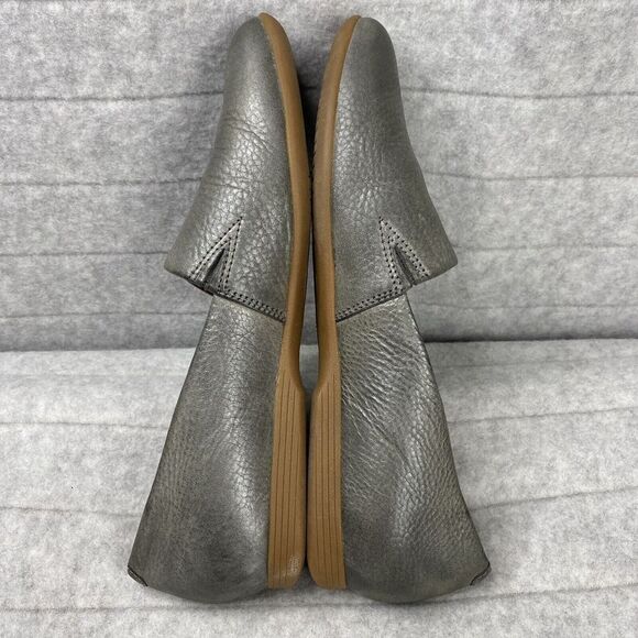 Dansko Gray Leather Flats - Picture 7 of 9